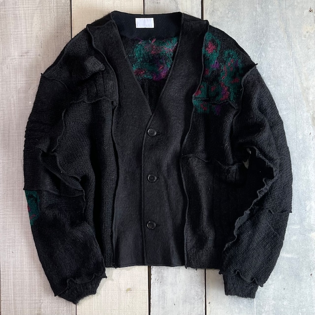 CHANGES / KNIT remake cardigan / murti black