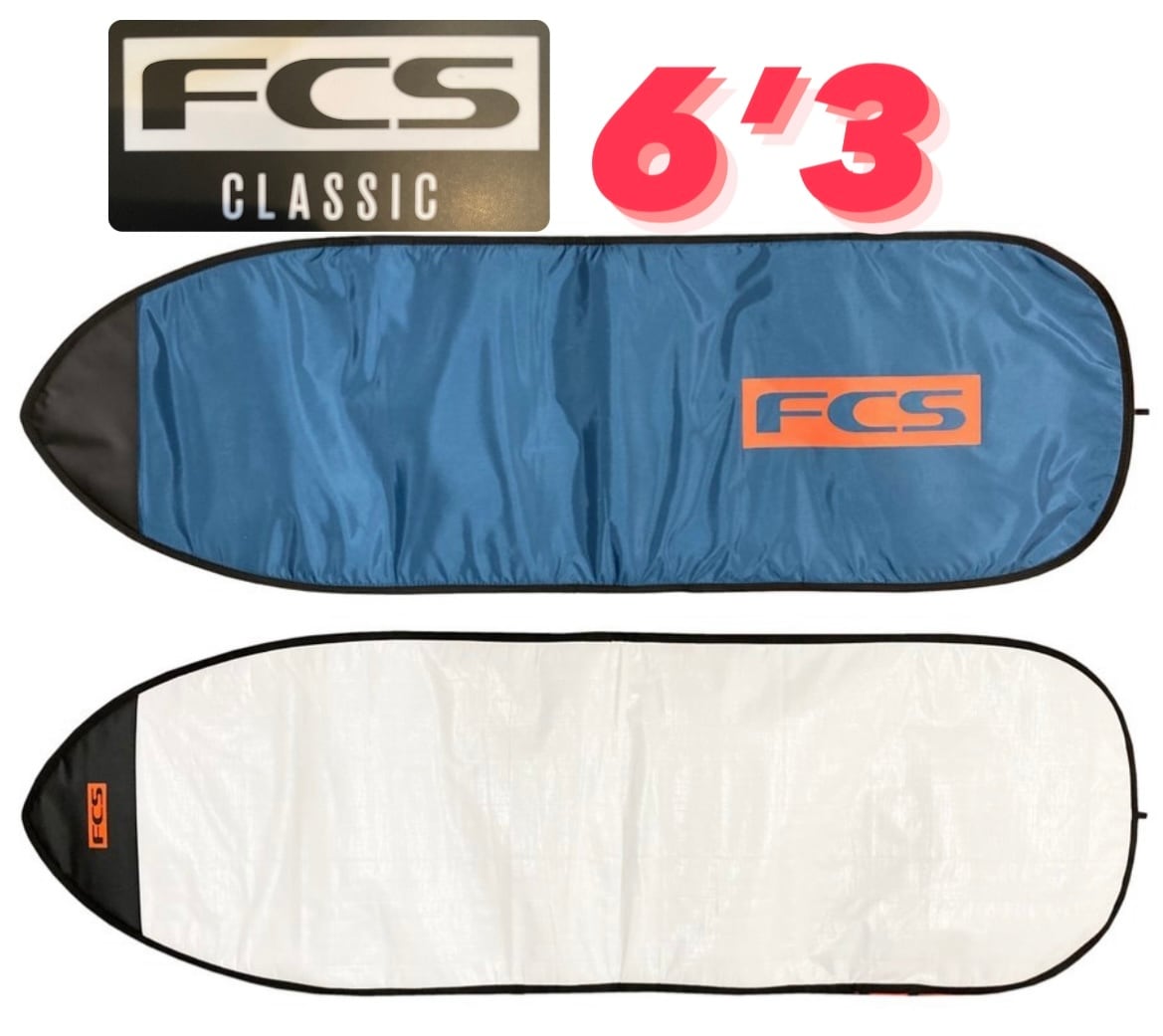 FCS・サーフボード用ニットケース6.0ショートボード用STONE BLUE新品