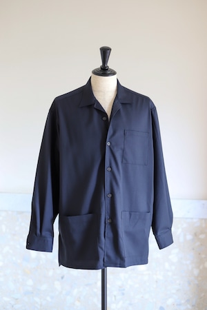 【新品】MINTENS 70s made in ENGLAND Vintage Fabric special wool shirts jacket 70s made in JAPAN / ヴィンテージ生地を使用した シャツ ジャケット 70年代 イングランド製 高級 ウールギャバジン オリジナルブランド サイズM・L