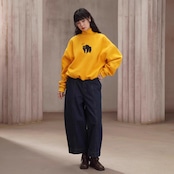 藍の庭を歩く幻のワイドデニム 《C0260》