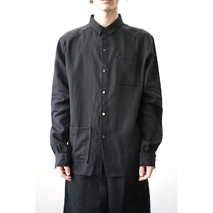 [kujaku] (クジャク) 2023SS kikyo shirt (black)