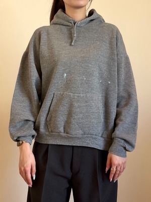 CU17-21 USED HOODIE "USA製" -GRAY-