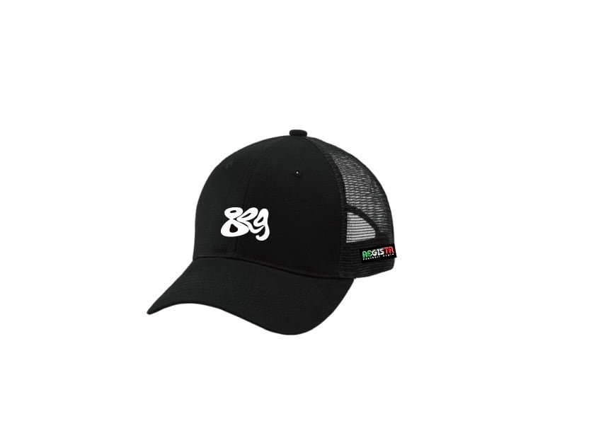 8egreedy キャップ　8egista logo cap 8eg logo black mesh cap | 8e greedy