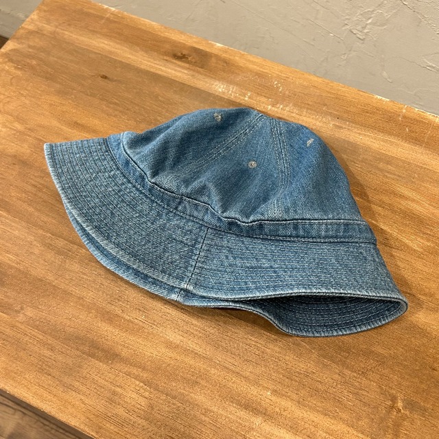HIGHER SELVEDGE DENIM FADED HAT with SLOPING BRIM