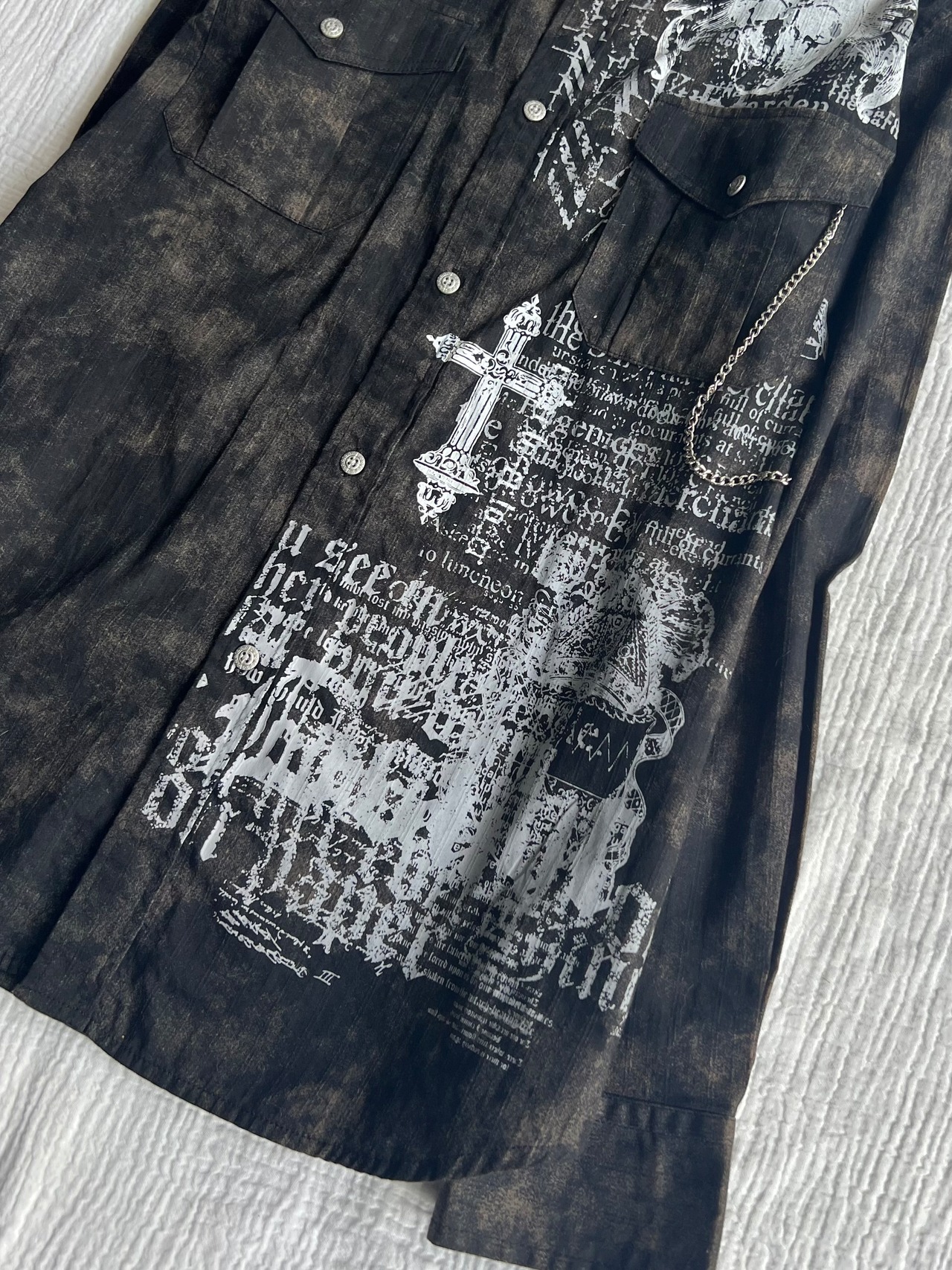 "unknown" Dusty Chain Skull Shirts