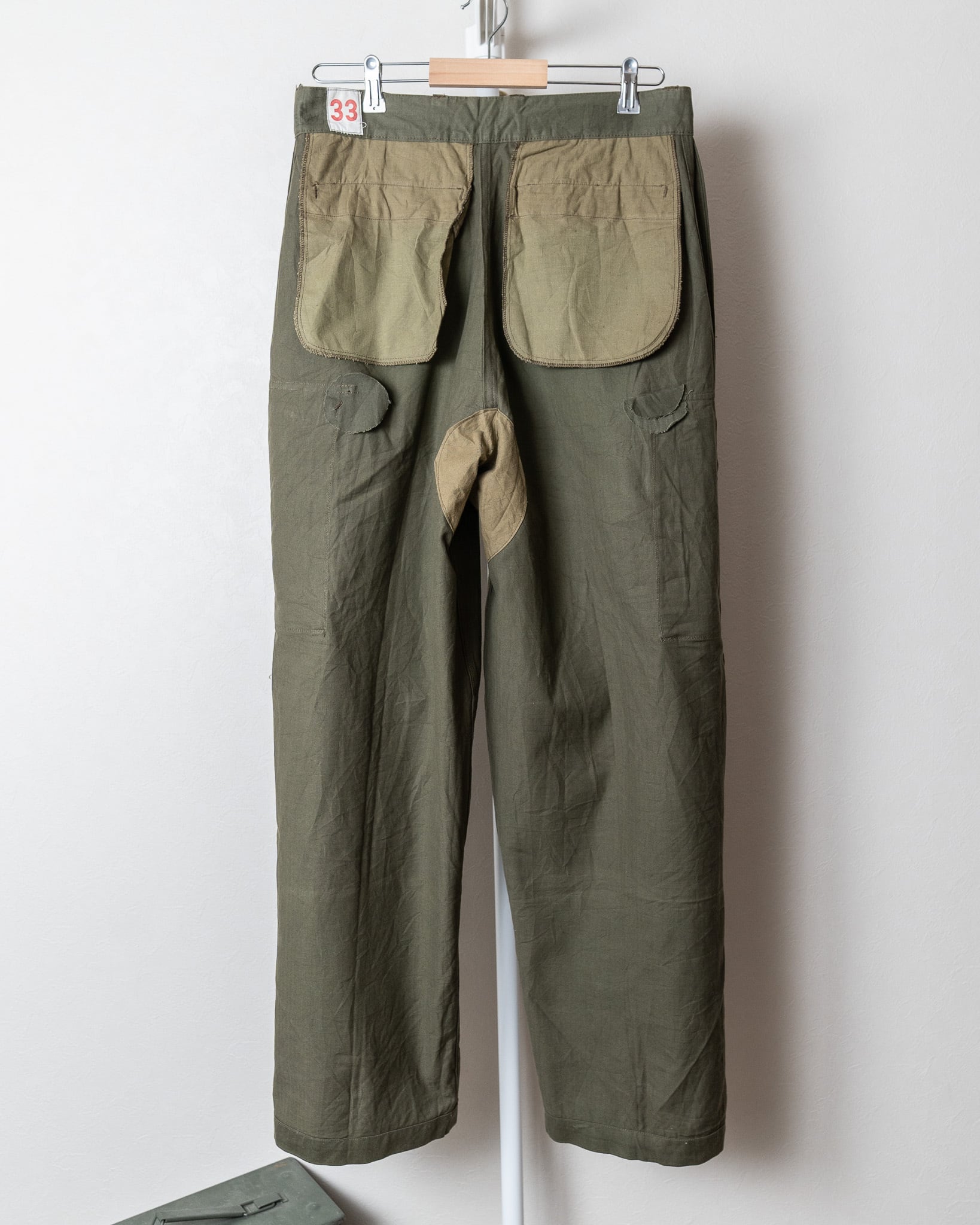 DEADSTOCK】French Army M-47 Trousers Late Model Size33 