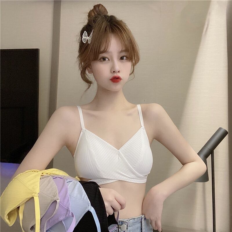 ホワイトトップス サマー薄手バックブラ リング レッド 夏物 指輪 YY-ファッション149214687