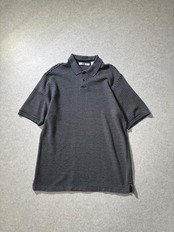 90s GEOFFREY BEENE cotton-rayon border polo