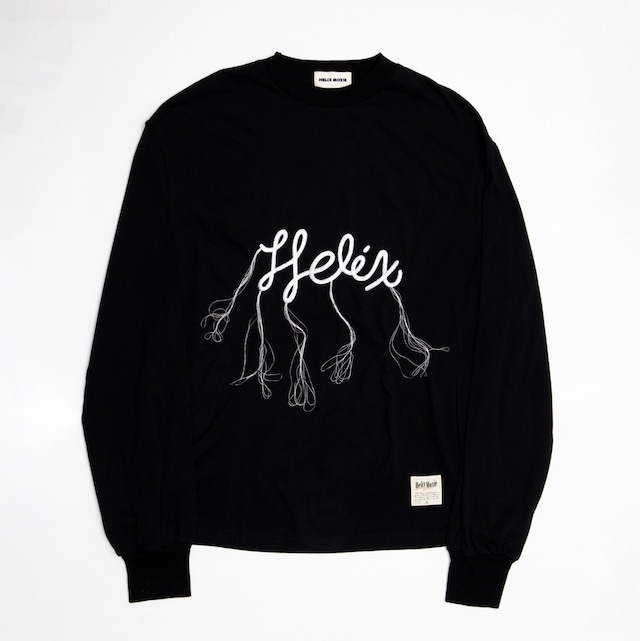 HELIX MOXIE  embroidered long-T sleeve   　　"HELIX"
