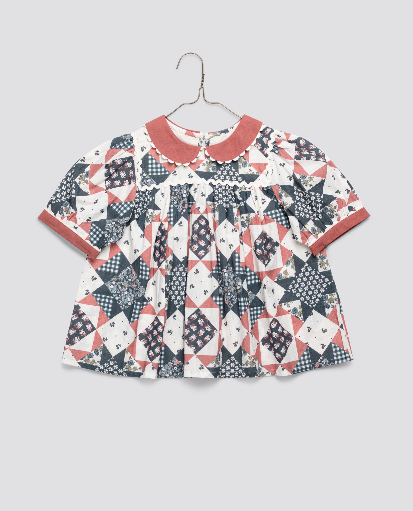 送料無料 Little Cotton Clothes/Juno Blouse Patchwork Floral