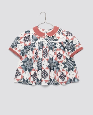 送料無料 Little Cotton Clothes/Juno Blouse Patchwork Floral
