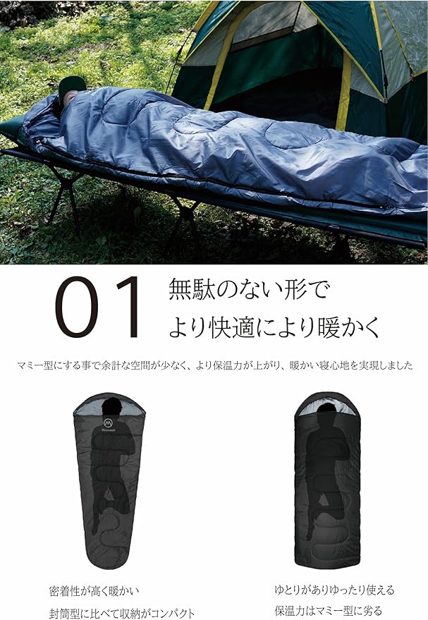 Snugpak スナグパック マリナー マミー ライトジップ オリーブカラー