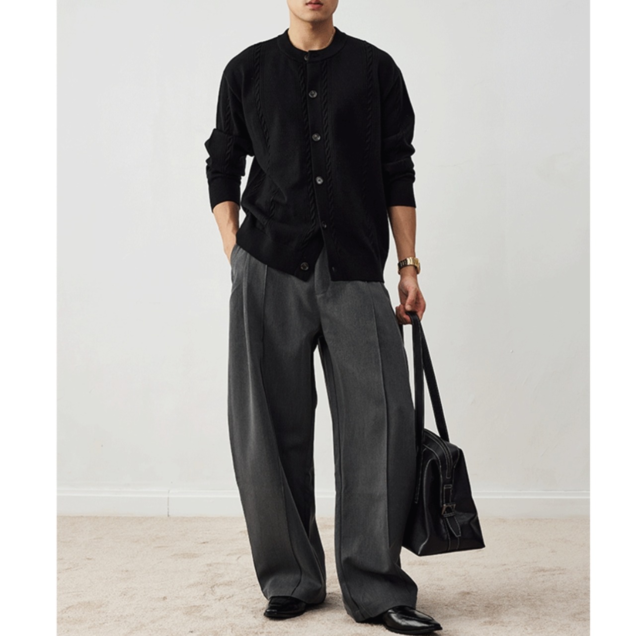 acquard Button Cardigan TB2544・画像13