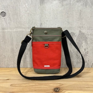 【選べる紐付 】 -* Pochette Shoulder Bag *-【ジャングル×ライトルビー】