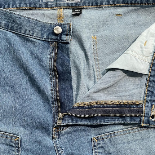 20s メキシコ製 デニム ダブルニー Carhartt 38×36 詳細写真7