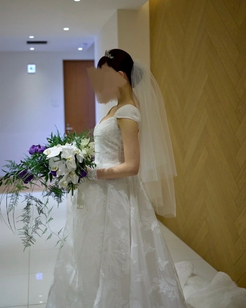 ビーズラインウェディングベール【VL2307-15】 | ブライダル