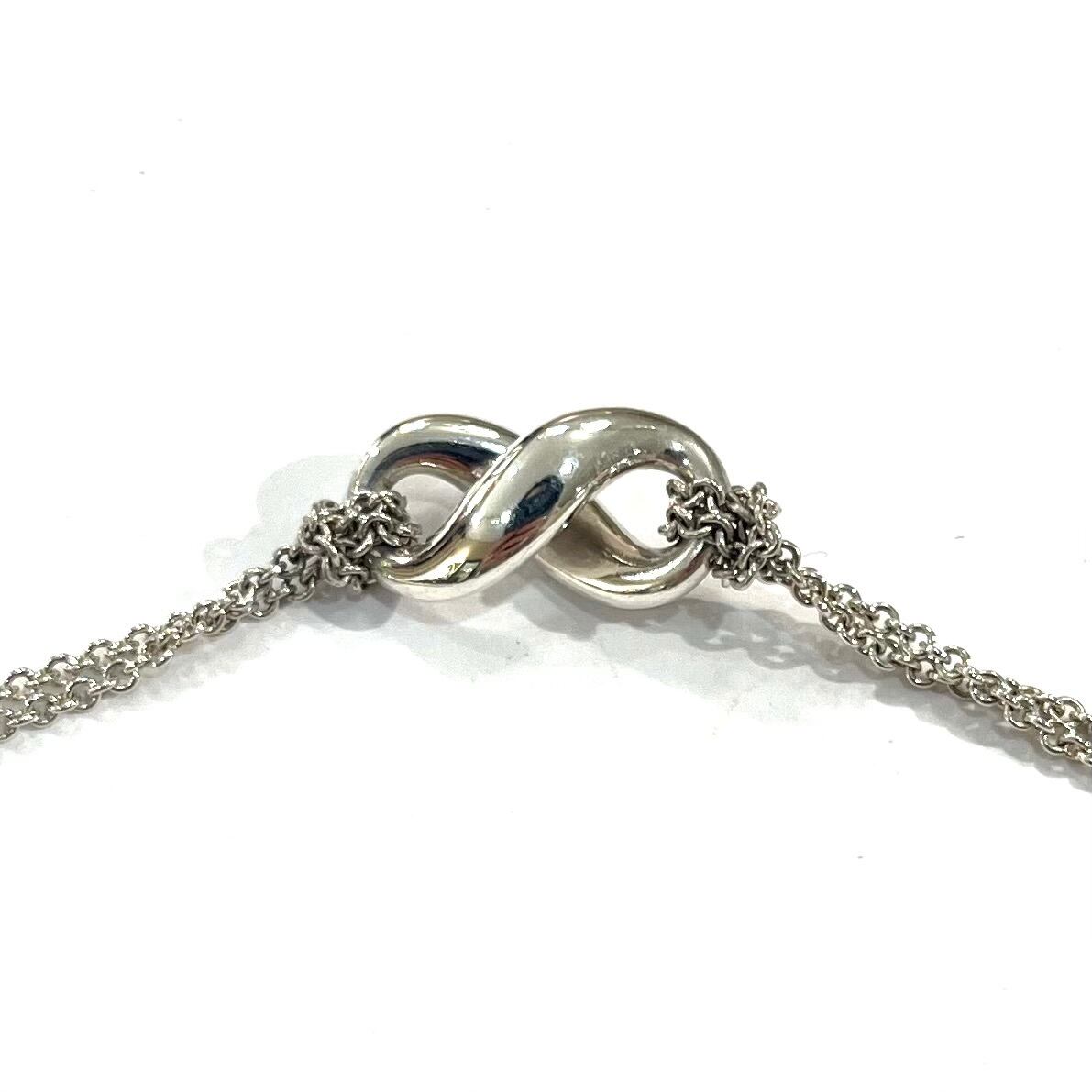 限定価格【TIFFANY&Co.】2764 ダブルチェーン 立体 インフィニティ