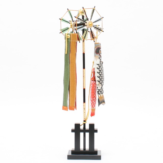 五月人形｜コンパクト｜おしゃれ｜モダン｜インテリア｜プレミアム｜こだわり｜おすすめ《商品名》52800-0184　鯉飾り　13号天翔　吹き流し付