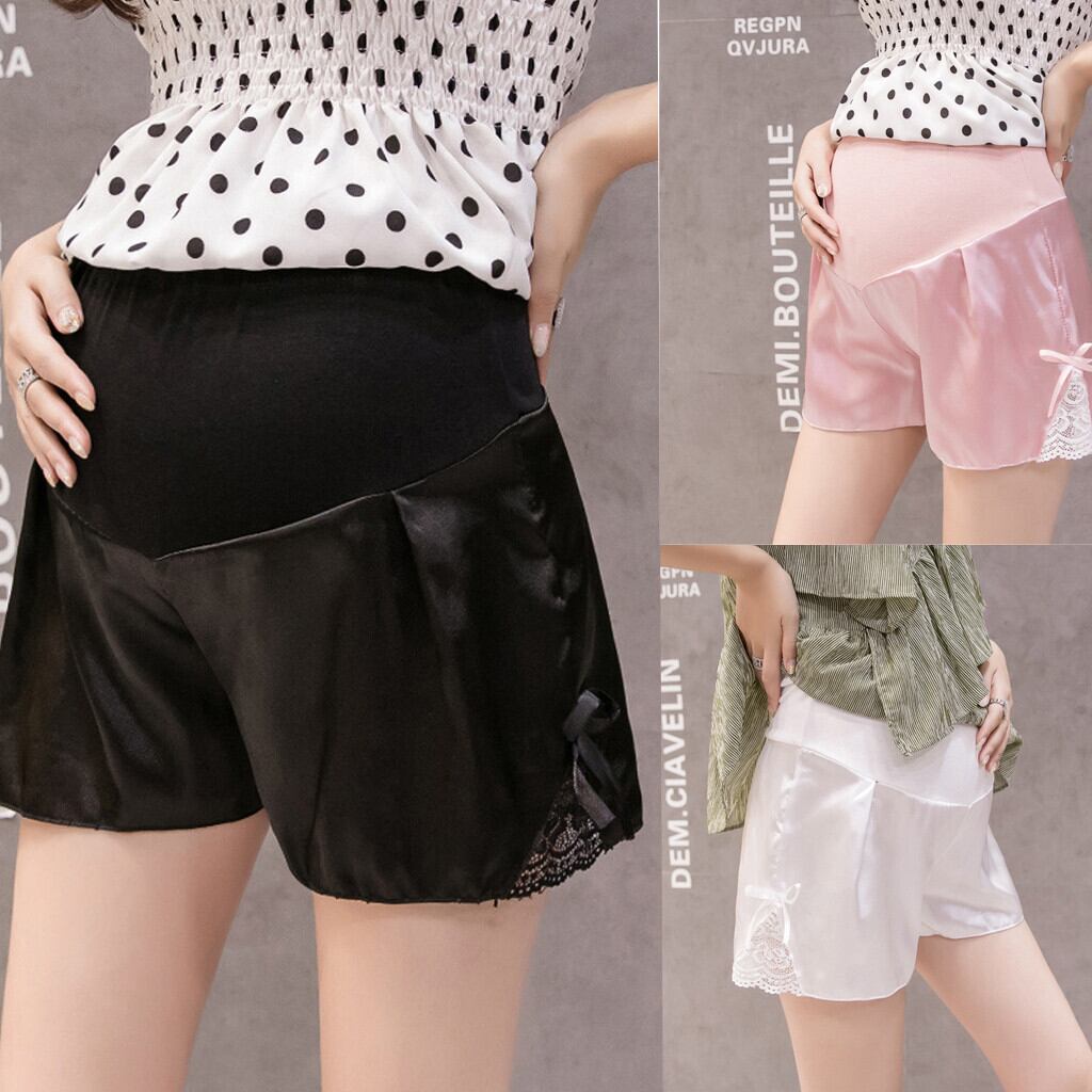 【新作】【送料無料】 パンツ妊婦服2019マタニティサマーストレッチウェア妊婦ソリッドセーフティショーツロパパラエンバラザ 夏物 ブルマー ソリッドカラー AL expec386763645003