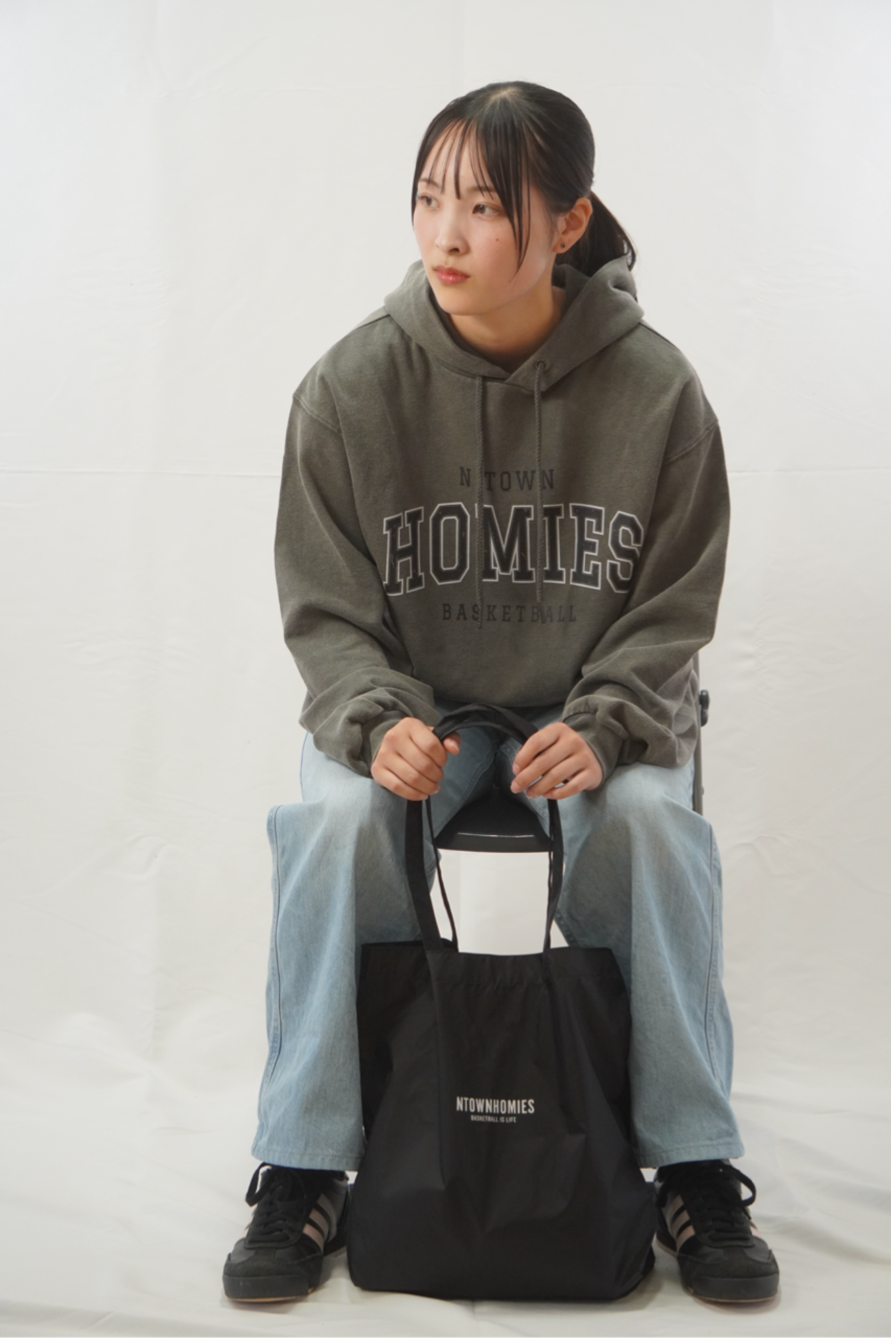 【受注生産】OLD SIGNATURE HOODIE color Fade grey - 7