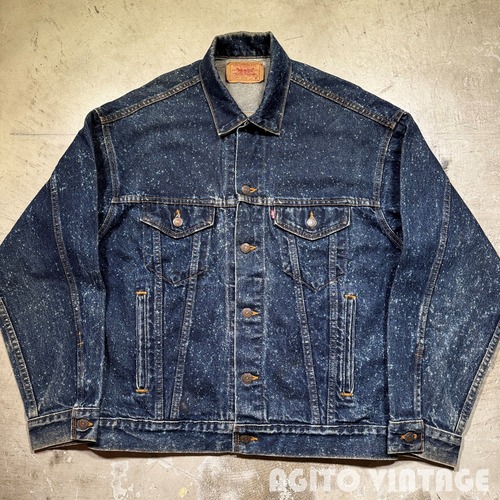 80's Levi's 70507-0229 GALACTIC WASH DENIM JACKET ギャラクティックウォッシュ デニムジャケット 濃いめ グッドコンディション Mサイズ USA製 希少 ヴィンテージ BA-2983 RM3404H