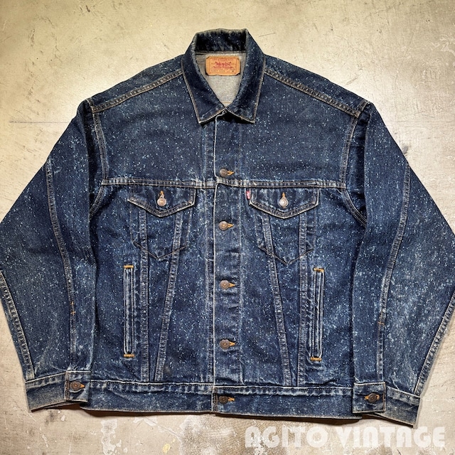 80's Levi's 70507-0229 GALACTIC WASH DENIM JACKET ギャラクティックウォッシュ デニムジャケット 濃いめ グッドコンディション Mサイズ USA製 希少 ヴィンテージ BA-2983 RM3404H