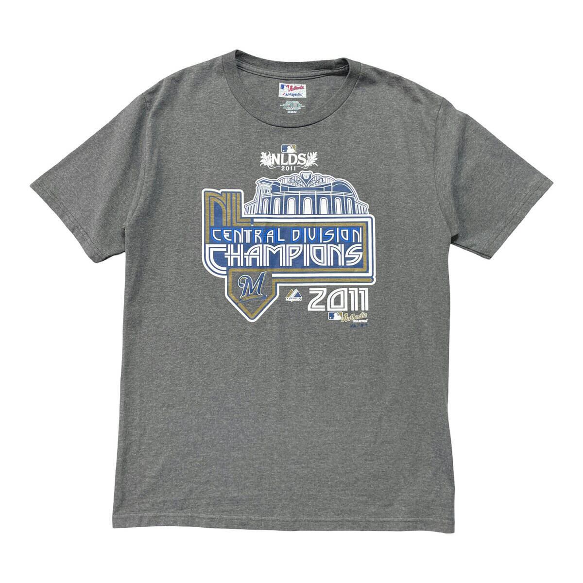 Majestic × MLB ミルウォーキー ブルワーズ 古着 ゲームシャツ USA 古着 Majestic マジェスティック MLB ミルウォーキーブルワーズ