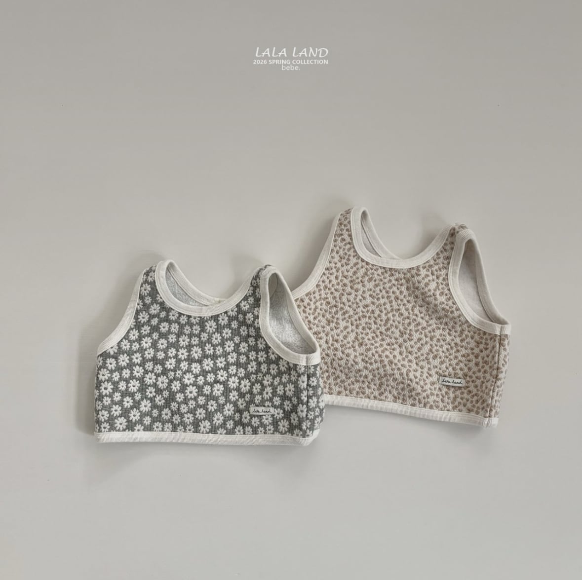 〚予約〛Leopard Flower vest <baby>