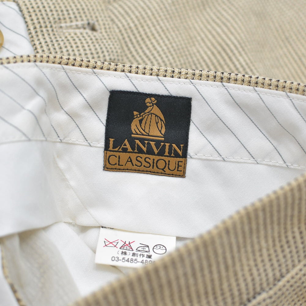 80～90s LANVIN CLASSIQUE ランバンクラシック ウール シルクブレンド