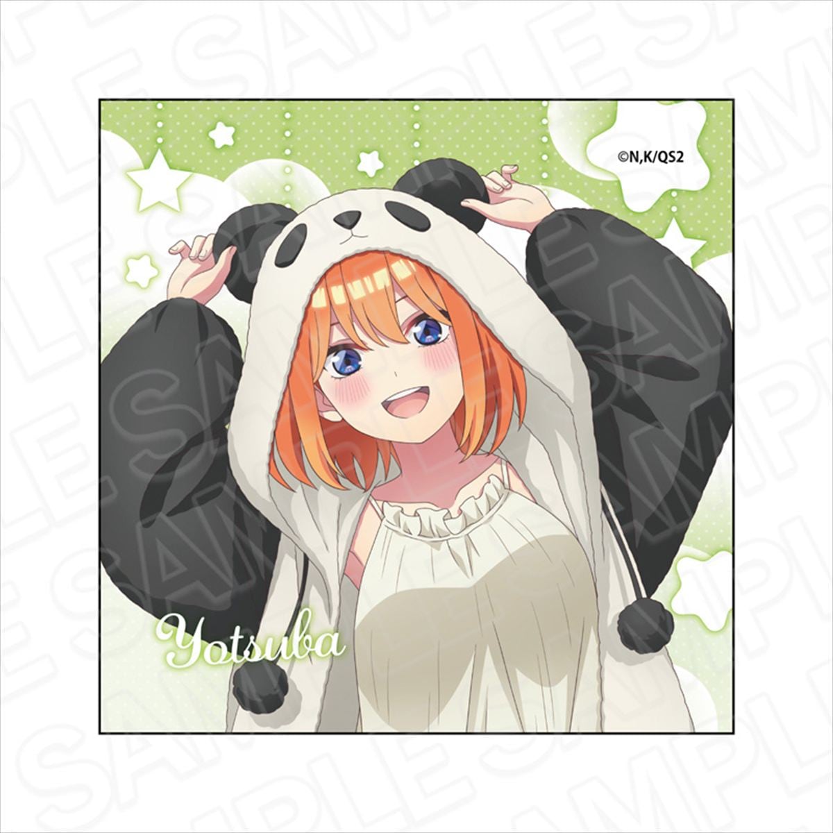 TVスペシャルアニメ「五等分の花嫁*」 マイクロファイバー 四葉 アニマルパーカー ver.