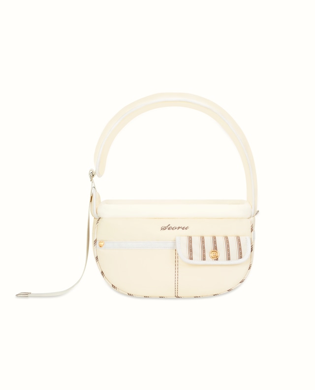 【予約】[SEORU] Pocket Valentine Bag（cream)