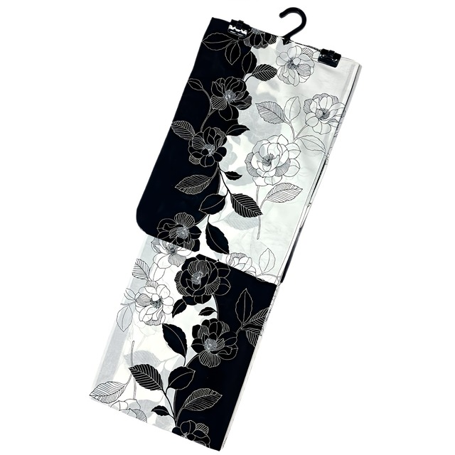 浴衣ジェンヌ 浴衣 単品 ゆかた レディース浴衣 黒×し