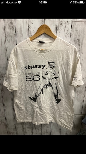 2005年STUSSY半袖Tシャツ　白　L