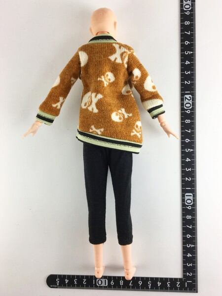 ドール服 1/6 女性用27 茶スケルトンセーター＆パンツ STK 15309 - 画像2