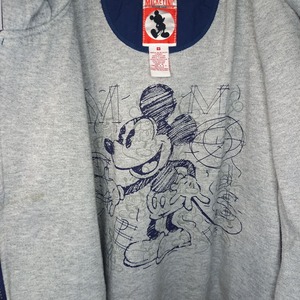 ミッキー.inc　ディズニー　ナイロンジャケット　パーカー　刺繍ロゴ　S
