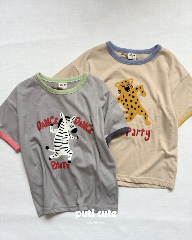 110-120 ꒰ 即納 ꒱ Party animal T / 1st blue ⸝⋆