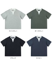 フェイクツーピース半袖Tシャツ　S0567