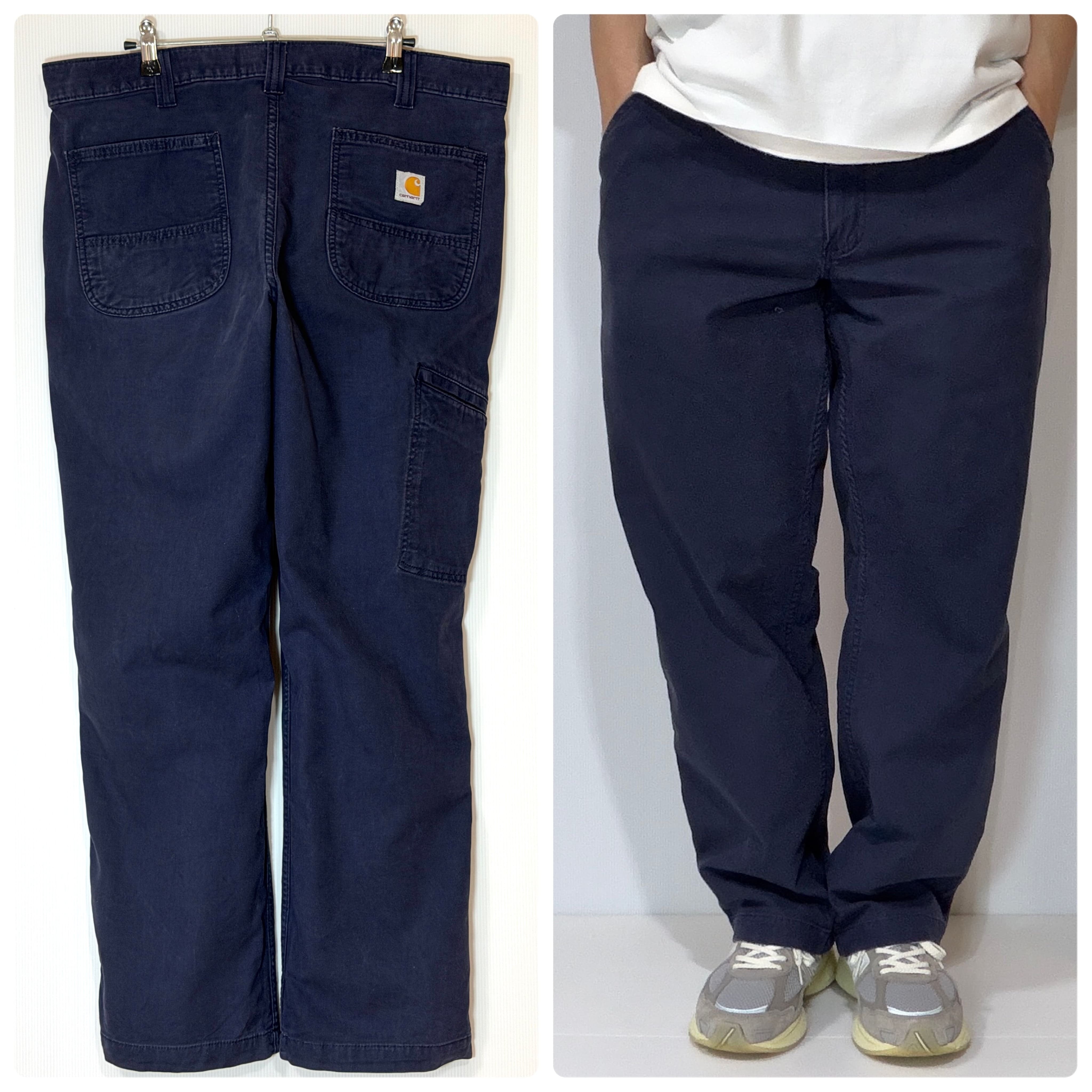 超レア カーハート Carhartt W38 L30 ブラック 黒 リップストップ