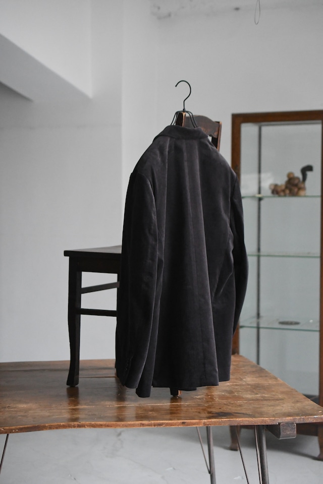 blurhms / Fade Velvet Double-breasted Jacket (FadeCharcoal)