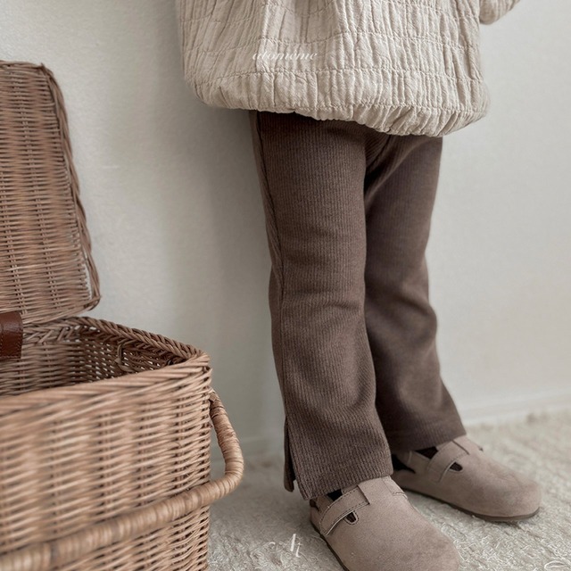 即納⌇スリット フレア パンツ