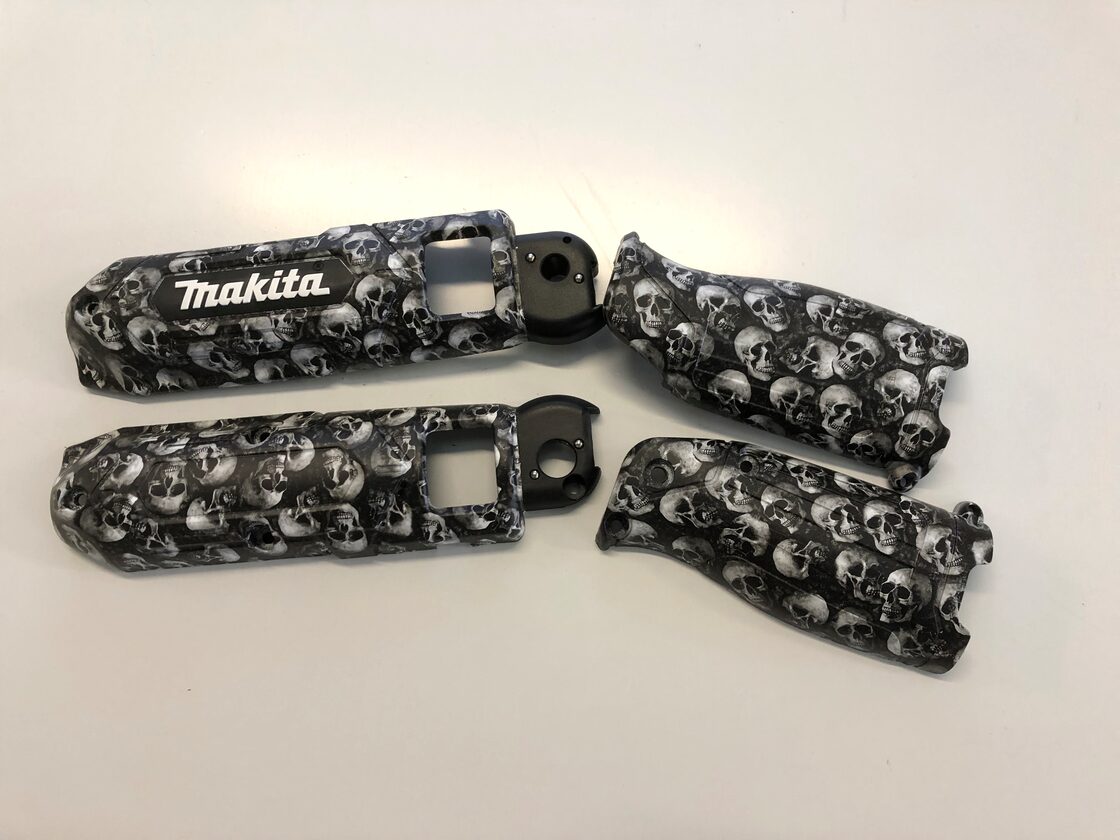 マキタ TD022用 カスタム外装 ミニスカル柄 makita ペンインパクト 