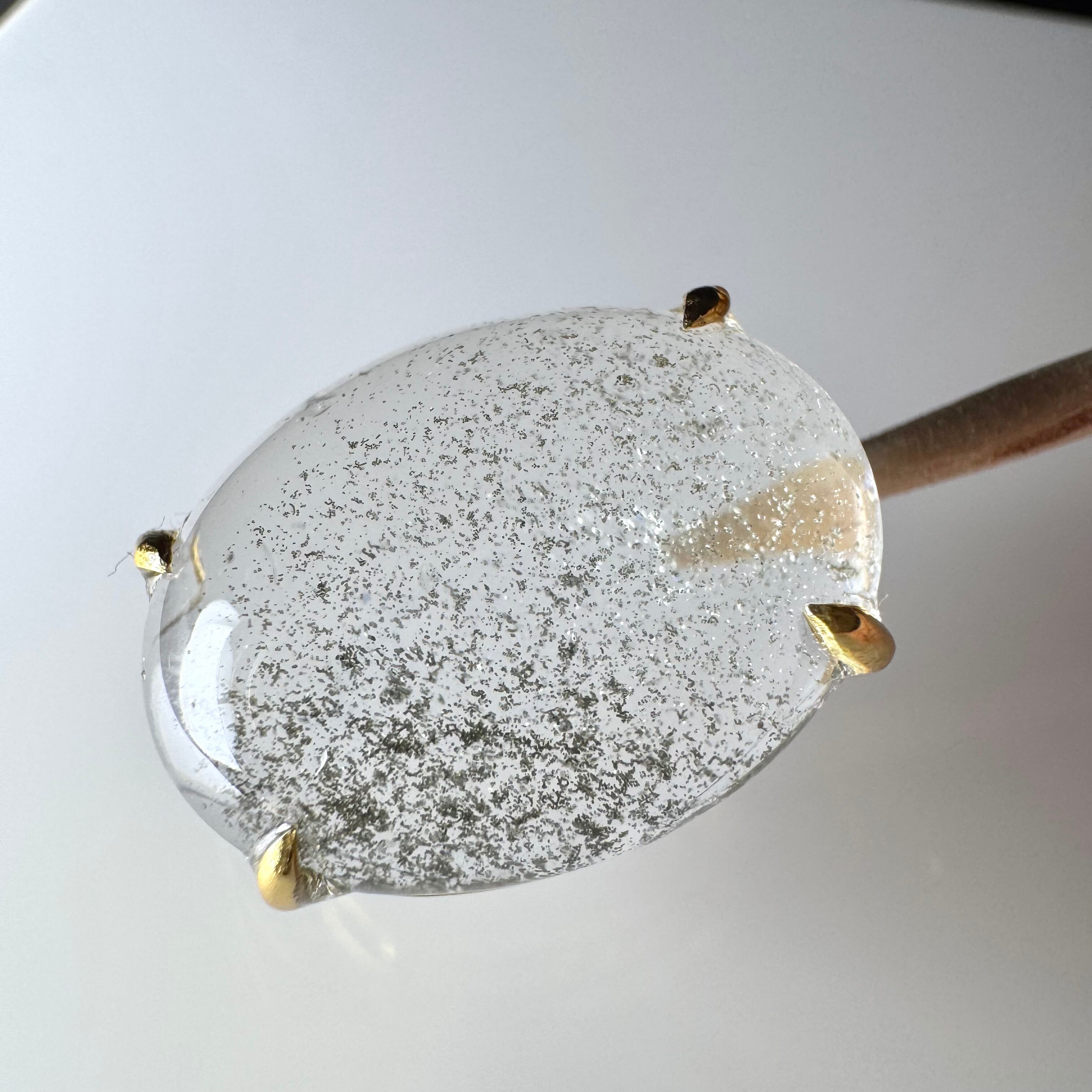 no.D3 原石からお仕立てしたガネーシュヒマール ペンダントトップ兼ブレスチャーム