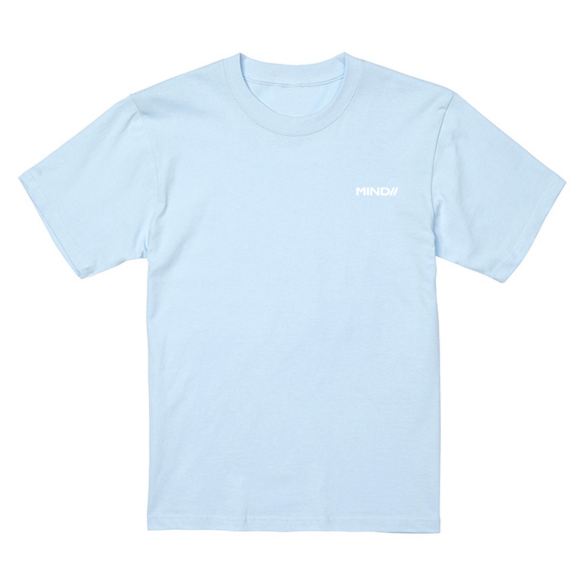 Tシャツ（フロントバックプリント）- LIGHT BLUE | MIND11