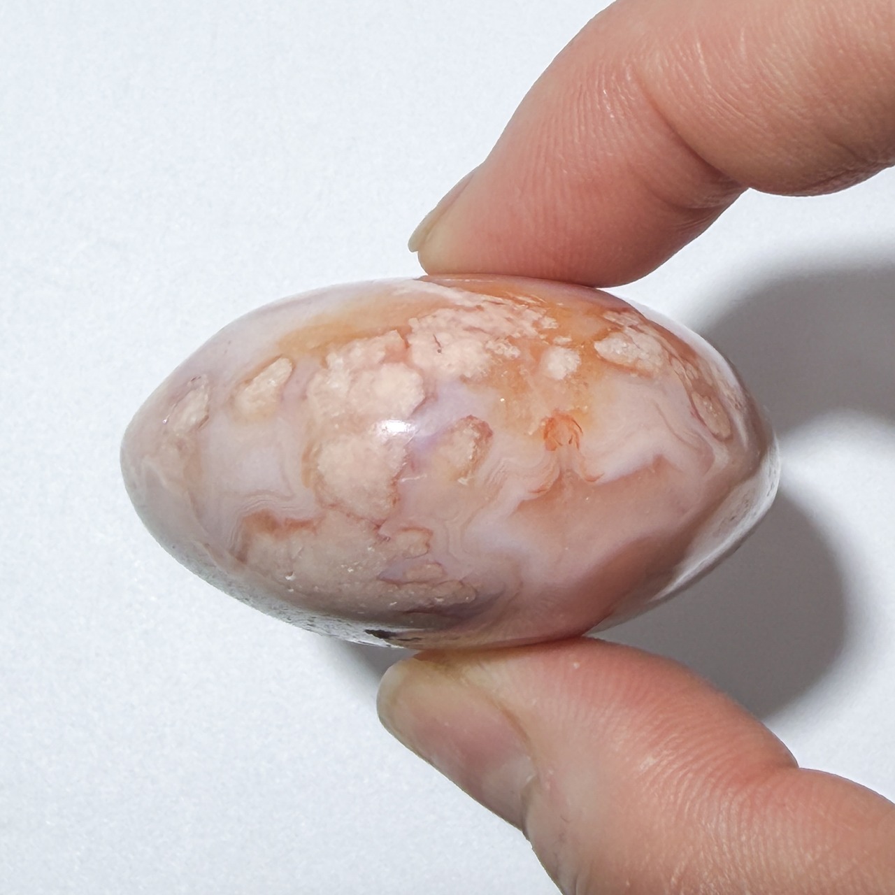 カーネリアンフラワーアゲート02 パーム ＊ 天然石