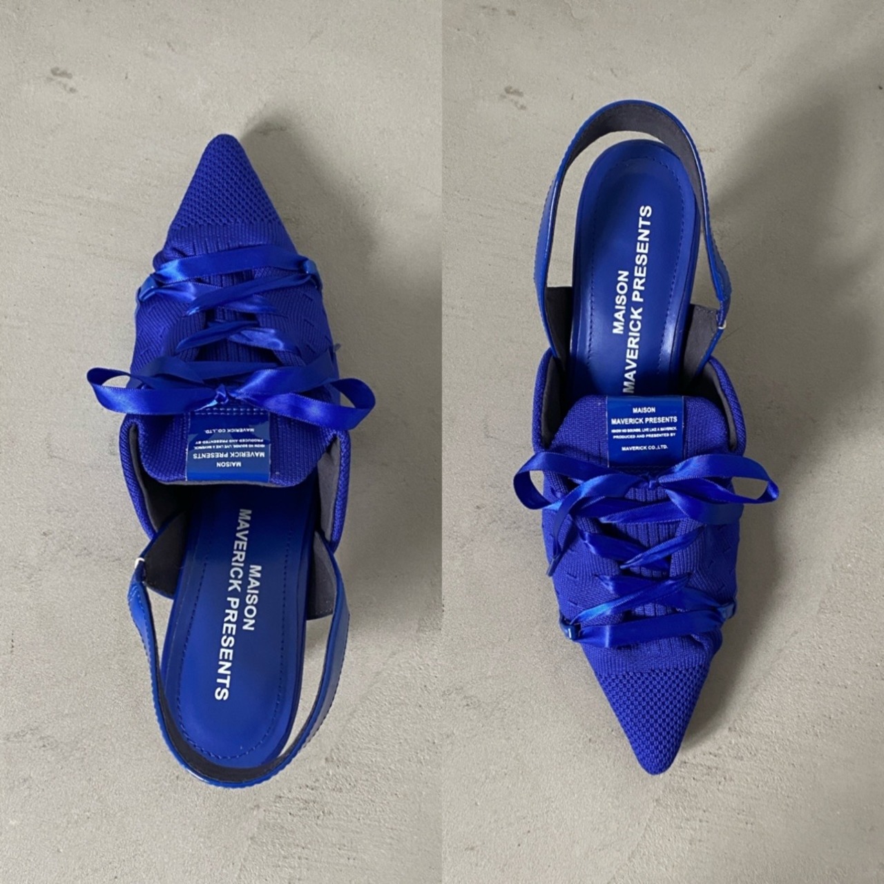 【受注予約：7月上旬入荷予定】special edition sneaker heel/blue