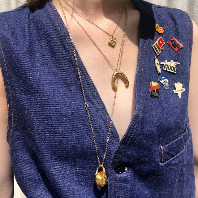 France Antique Denim Vest