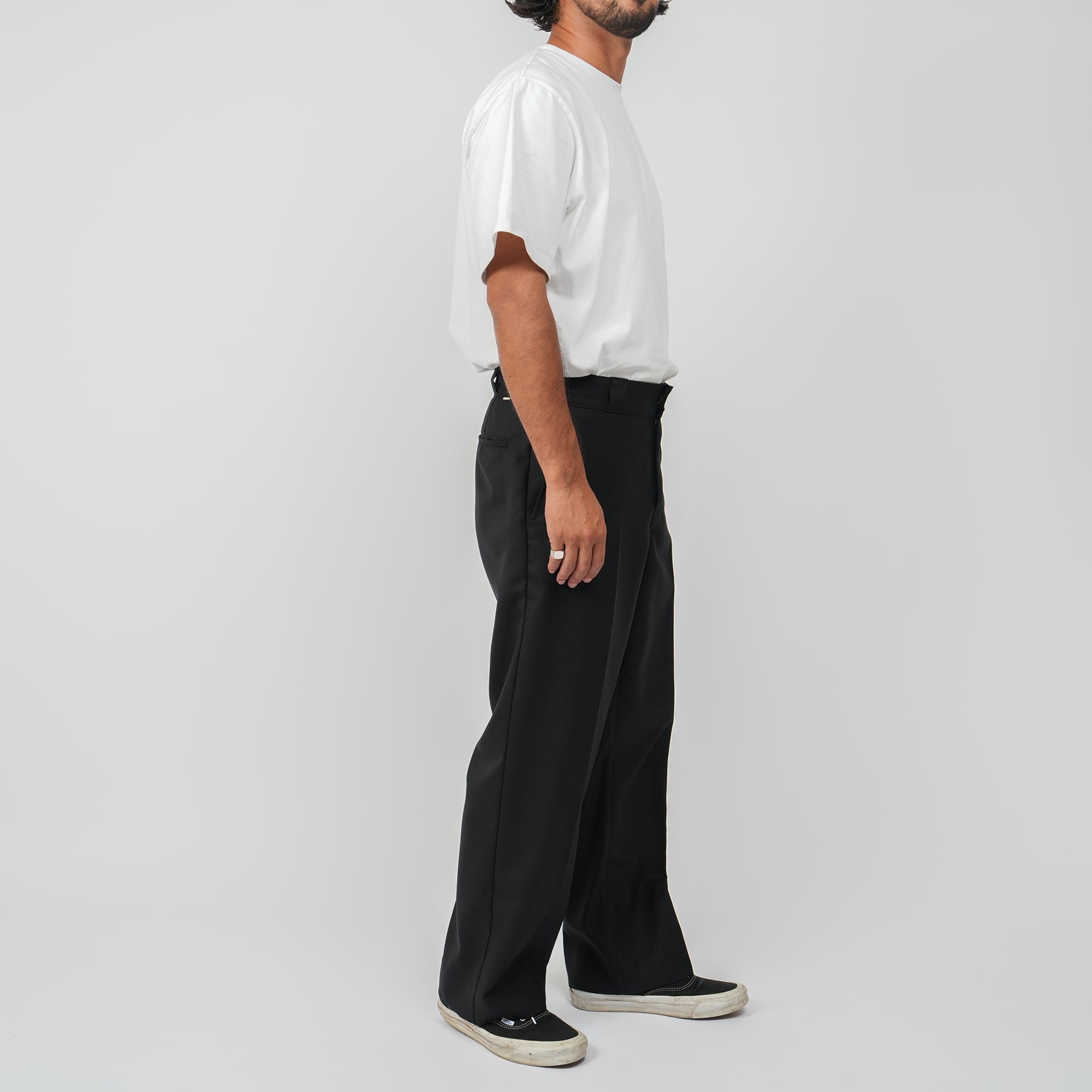 Wool Super100's Twill Slacks