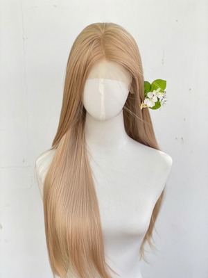 Premium - Honey Blond ハニーブロンド / 小型レースフロント【商品番号 2013】