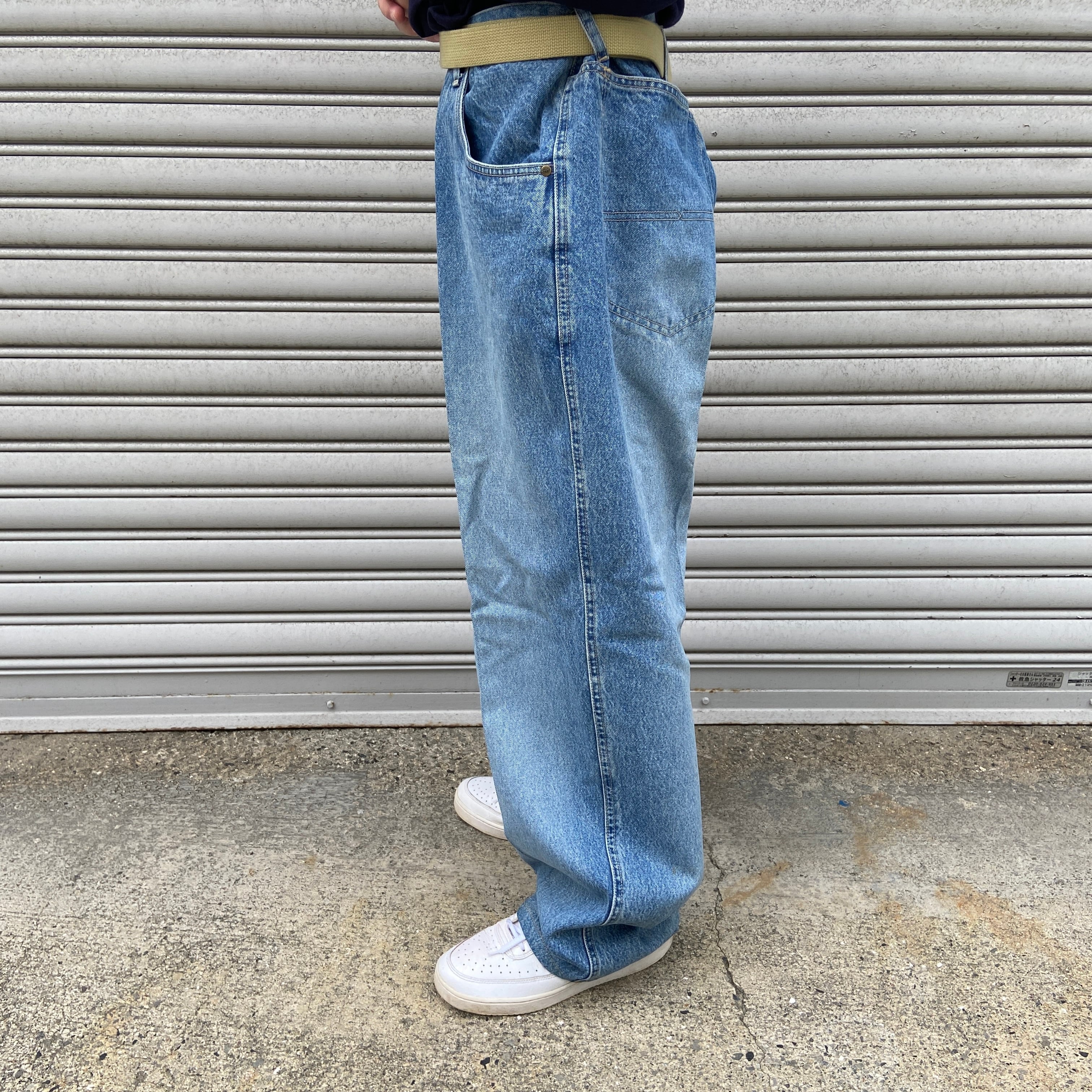 SEANJOHN ショーンジョン ワイドバギーデニムパンツ 極太 W36 | 古着屋 Uan