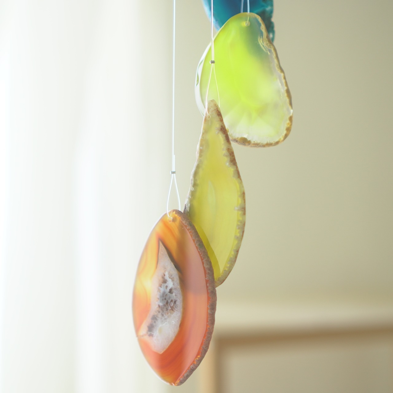 Warm Beach 09 - アゲートヒーリングチャイム / Agate Sun Catcher Wind Chime 894